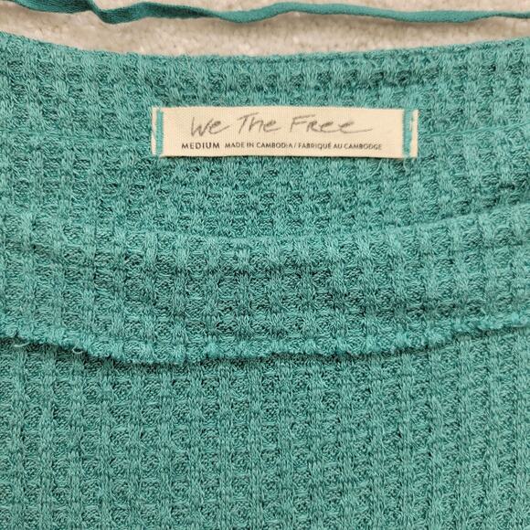 Free People North Shore Thermal Tunic Long Sleeve Shirt Womens Medium - Picture 3 of 7